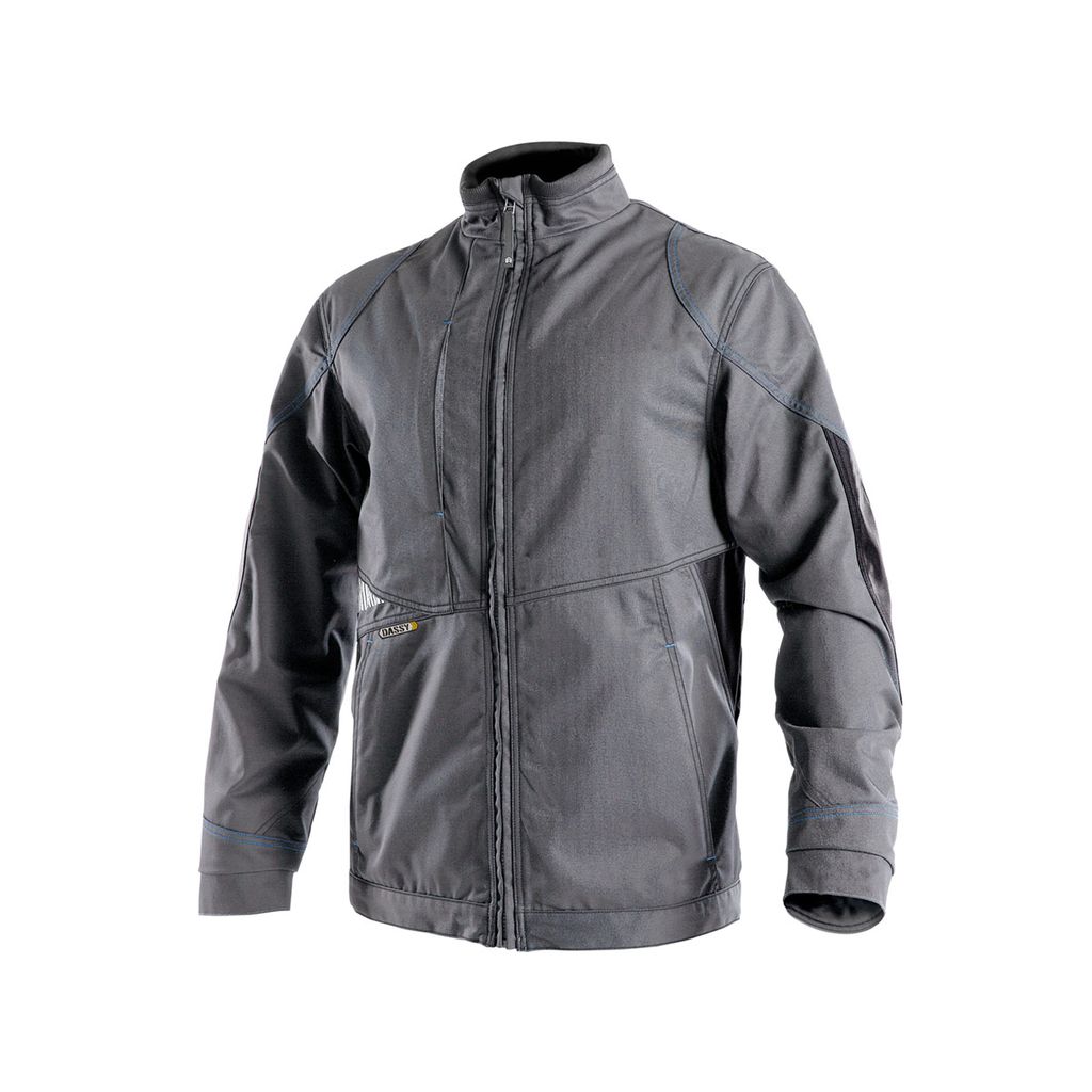 DASSY Atom Arbeitsjacke ANTHRAZITGRAU/SCHWARZ Gr.L Länge: STANDARD