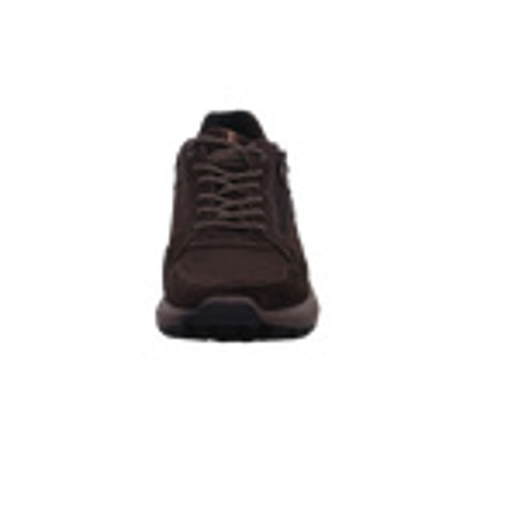 Herren Schnürschuh 640234-02 braun aus Leder von Größe 41 bis 46