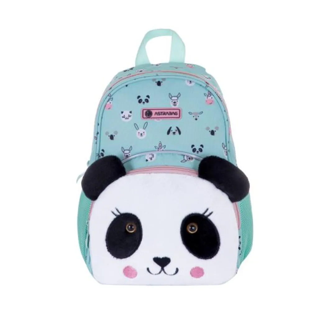Zaino ASTRABAG Teddy Panda - Zainetto Asilo Ergonomico e Morbido