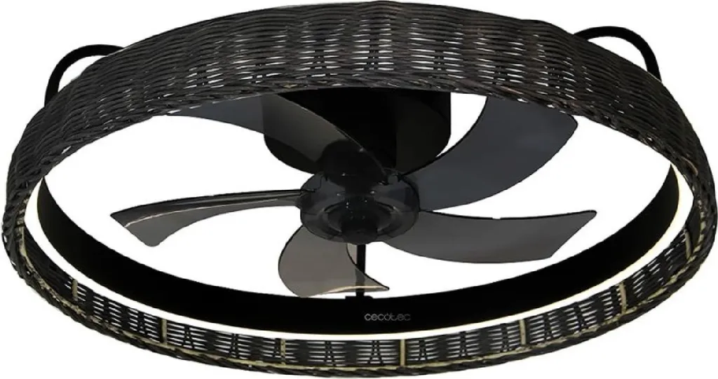 Cecotec Ventilador de Techo con Luz EnergySilence LampAero 600 Natural