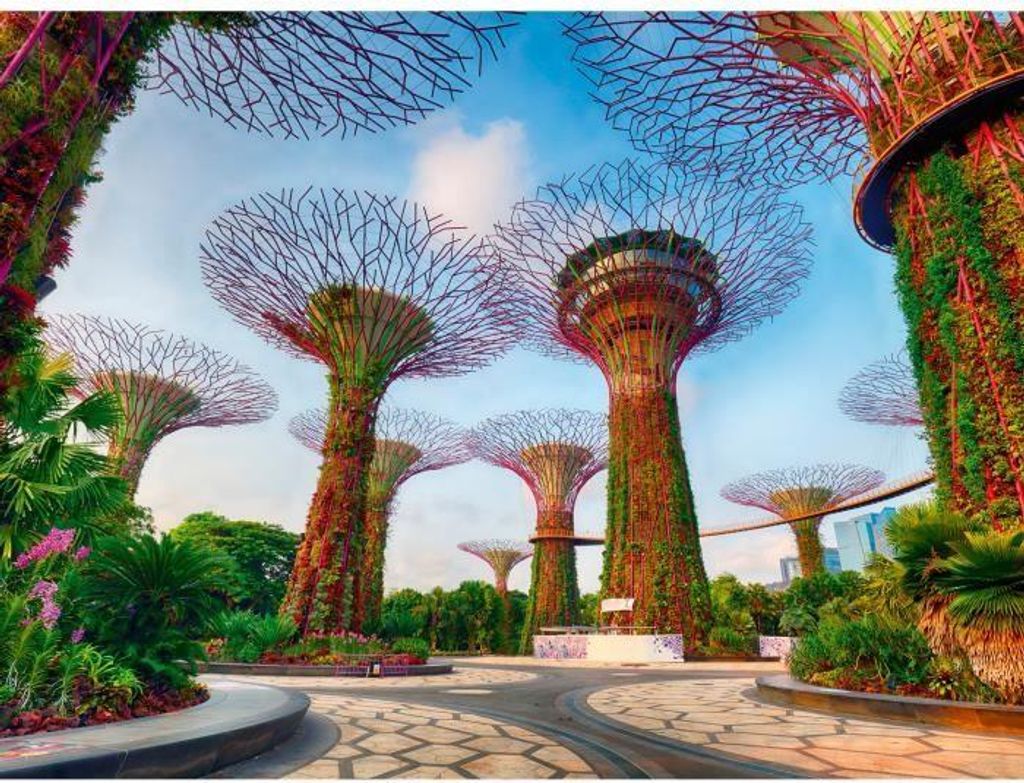 1500 Teile Puzzle Garden by the Bay Singapur, Ab 14 Jahren, Premium Puzzle, Singapur, 12001396, Ravensburger