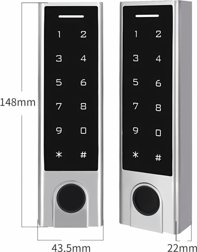 Clavier à code étanche RFID Wi-Fi Tuya connecté TY-802 pour extérieur - 5