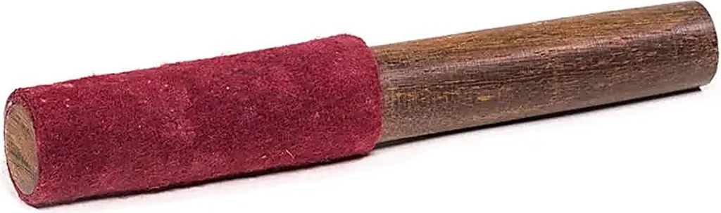 Maillet en feutre pour bol tibétain - Accessoire de méditation 20 cm