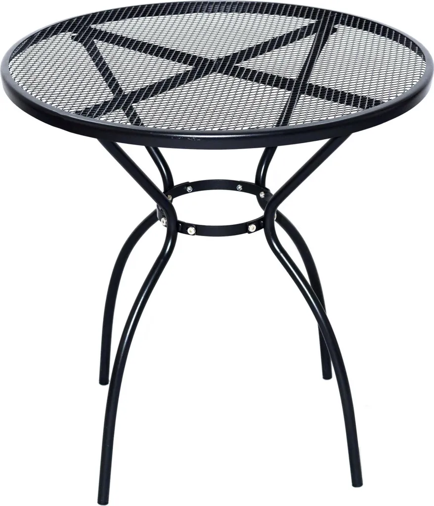 Tavolo da Giardino ZWMT-06 ø70 cm - Atmosfera Bistro Parigino in Metallo
