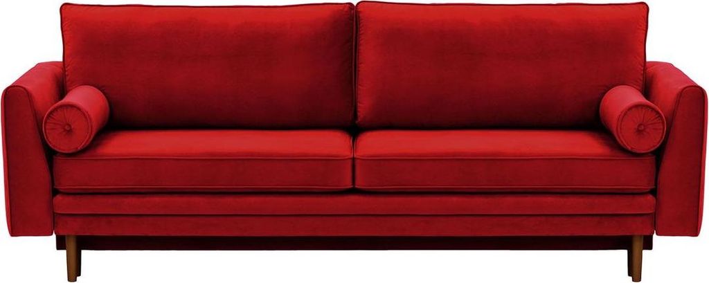 Schlafsofa mit Bettkasten Cornelia-Velluto 7-dark oak