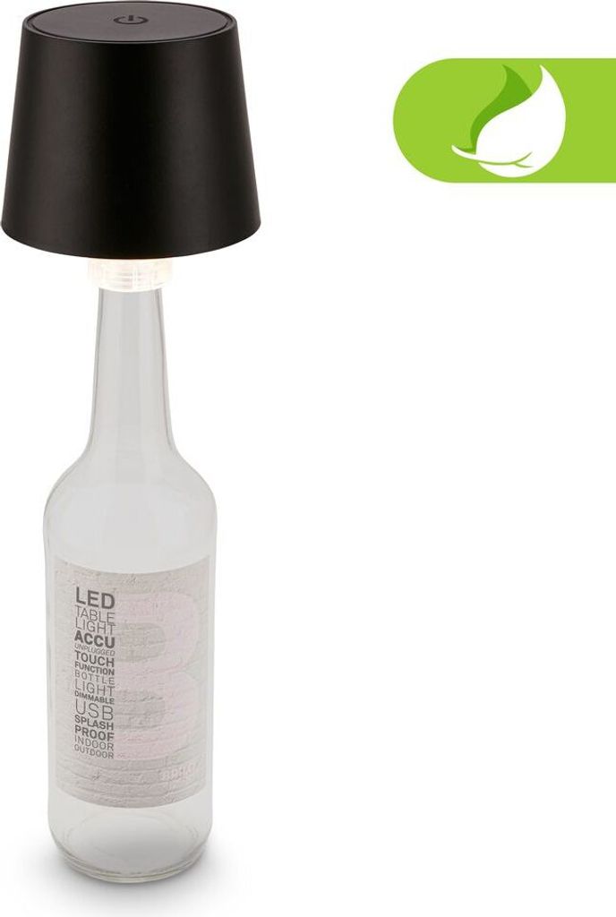 LED Flaschenlampe Flaschenlicht Tischlampe Dimmbar Touch Fernbedienung Kabellos