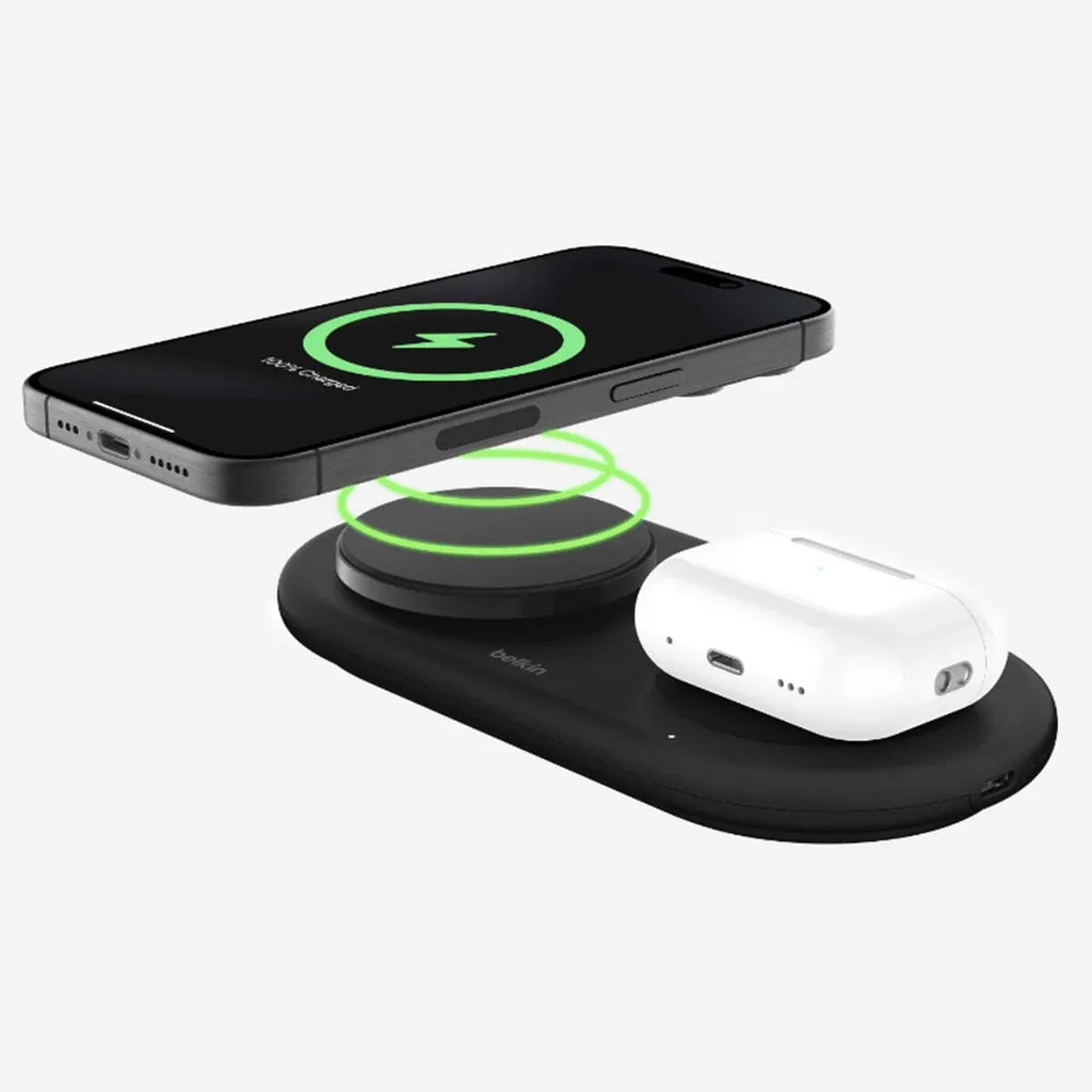 Chargeur sans fil double induction Belkin BoostCharge Pro pour iPhone - 8