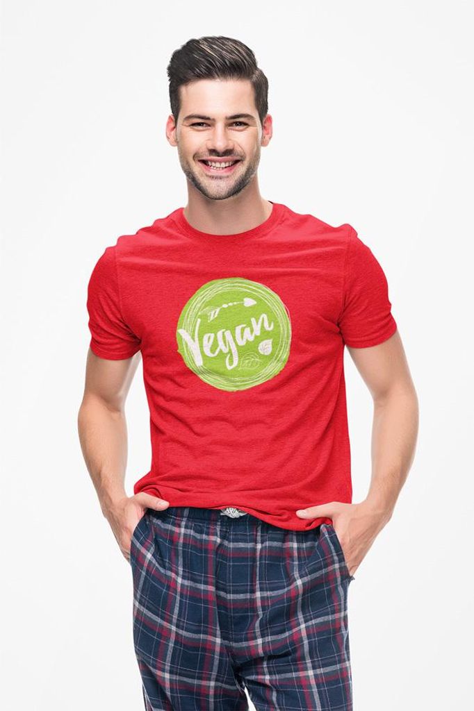 D&B Uni Polo ST00155 Vegan Rot-Größe 3XL