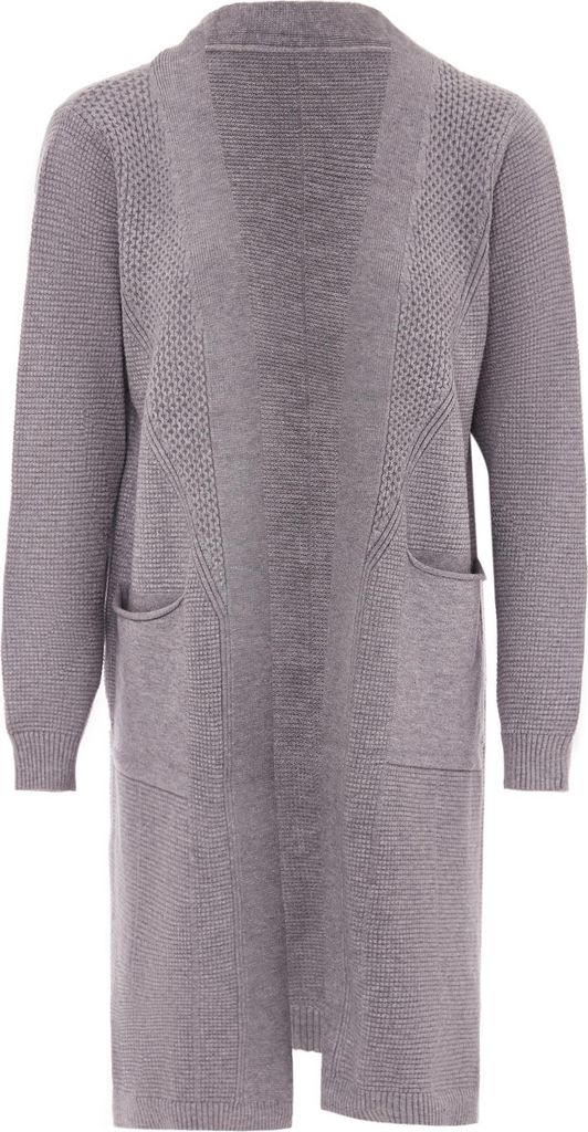Jalene damen strickjacke - grau melange, XS/S