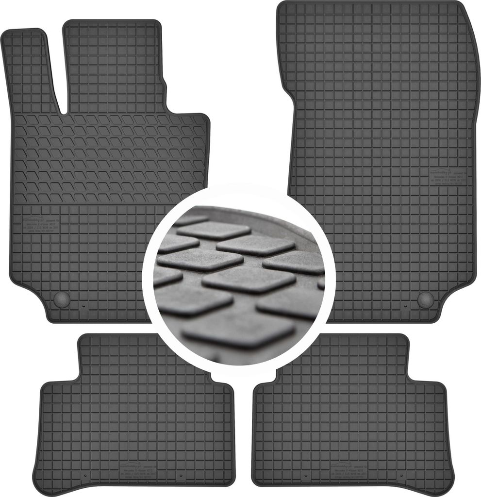 Tapis de sol en caoutchouc pour Mercedes-Benz E W212/GLK Image du produit 