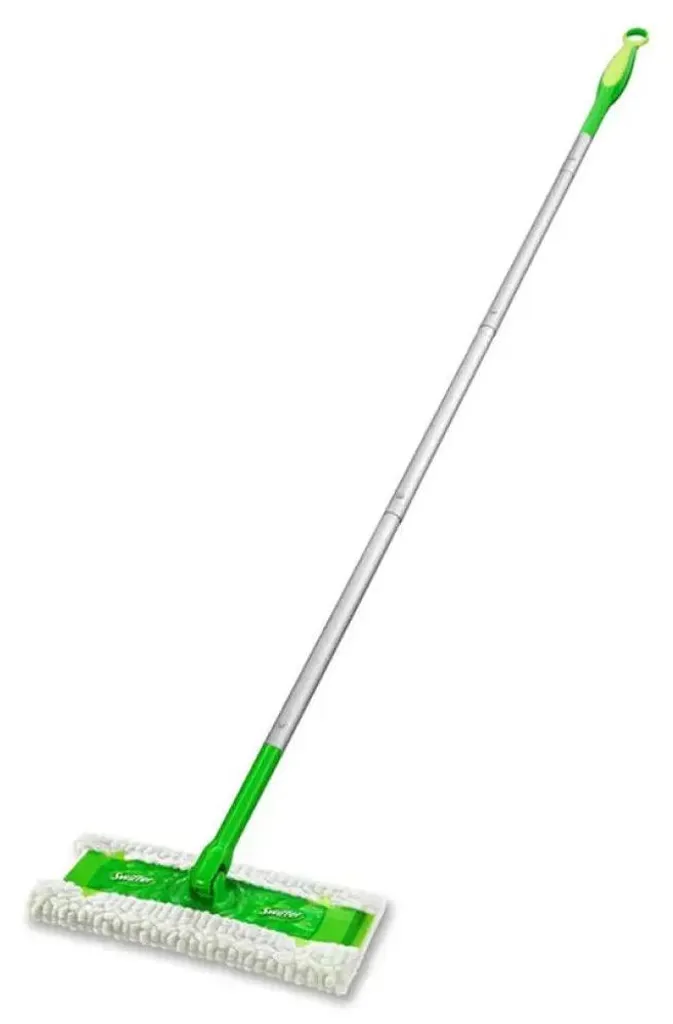 Éliminez poils d'animaux et poussière : kit complet Swiffer Sweeper sol