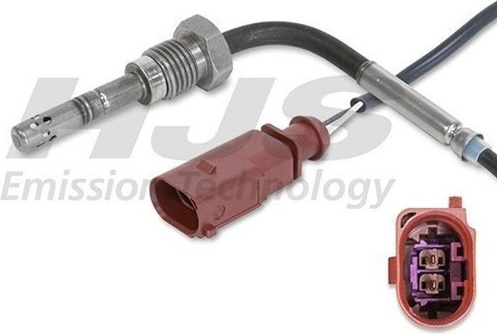 HJS 92 09 4070 Abgastemperatursensor für VW Transporter V Bus (7HB, 7HJ, 7EB, 7EJ, 7EF, 7EG, 7HF, 7EC) M14x1.5 497mm
