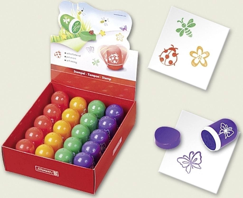 Stempel Belohnung selbstfärbend 4 Motive Packung mit 20 Stück