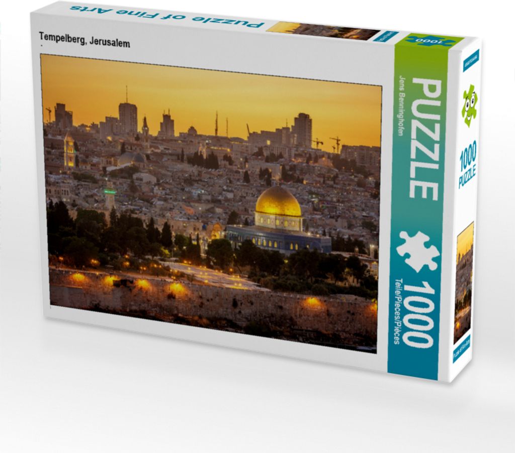 CALVENDO Puzzle Tempelberg, Jerusalem | 1000 Teile Produktbild 