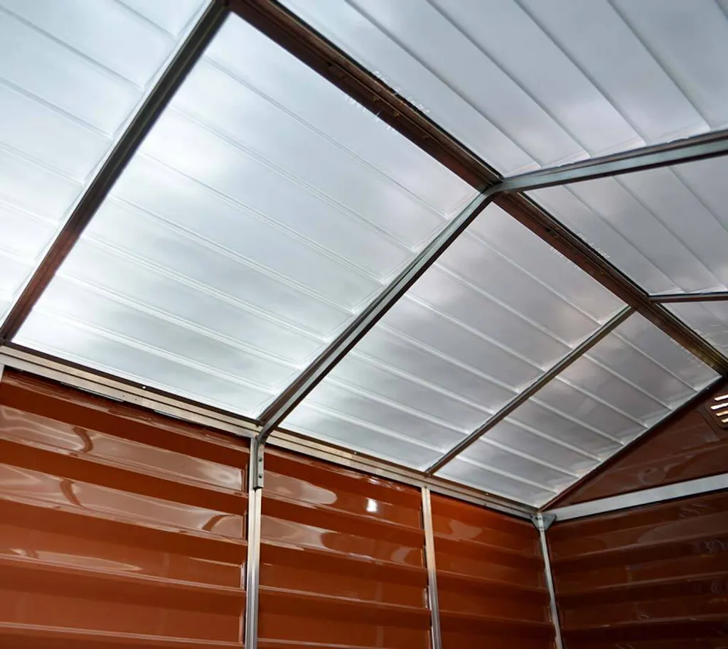 Cabane de jardin Skylight 1.9 m² Ambre en résine finition Palram