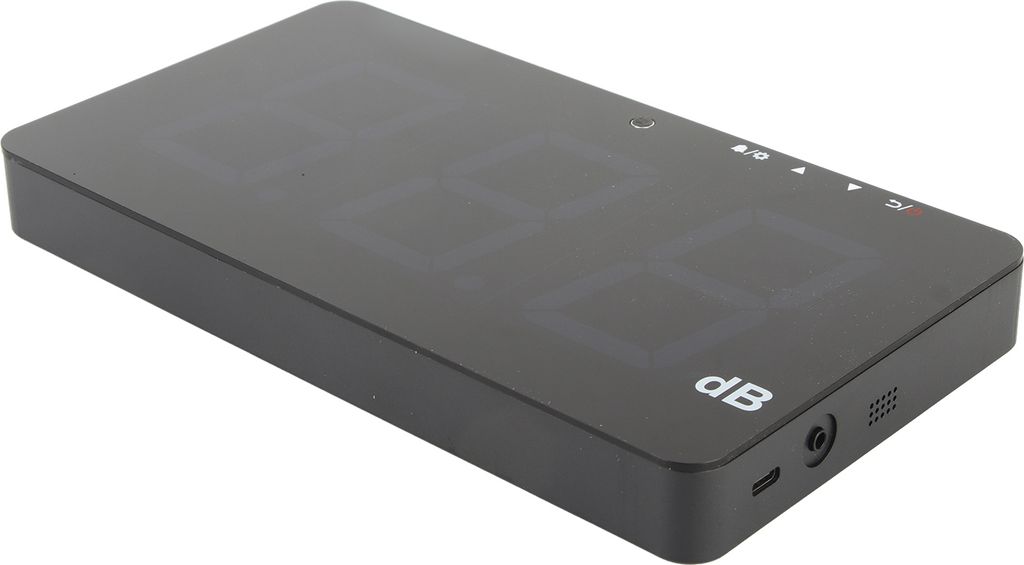 Cyfrowy miernik decybeli z wyświetlaczem LCD 9,6", zasilany Zdjęcie produktu 