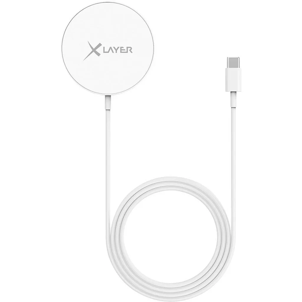 Fini les câbles cassés - Chargeur magnétique 15W induction blanc fiable