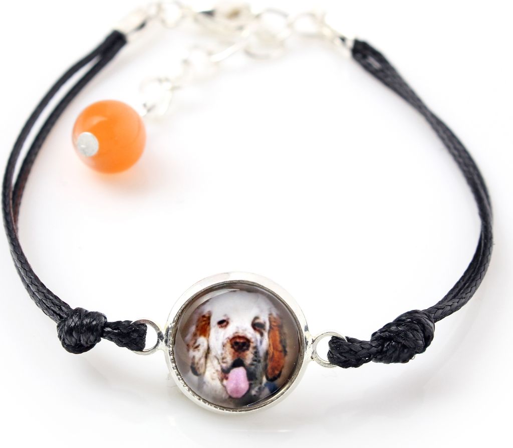 Clumber Spaniel - Armband in einer Schachtel mit Ihrem Foto, femininer Schmuck, ein ausgezeichnetes Geschenk der Marke Art-Dog.