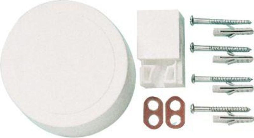 Kopp Deckenbaldachin Lampenabdeckung Zugentlastung Lampe braun grau schwarz weiß weiß rund inkl. Befestigungsmaterial