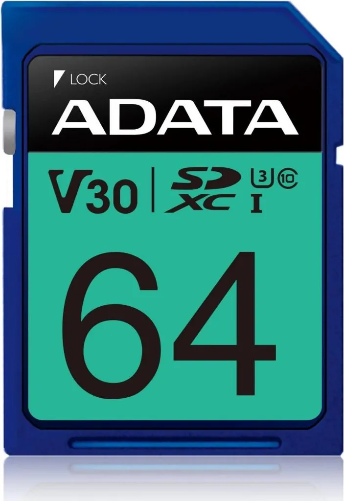 Memoria Flash ADATA Premier Pro 64GB SDXC UHS-I Classe 10 V30