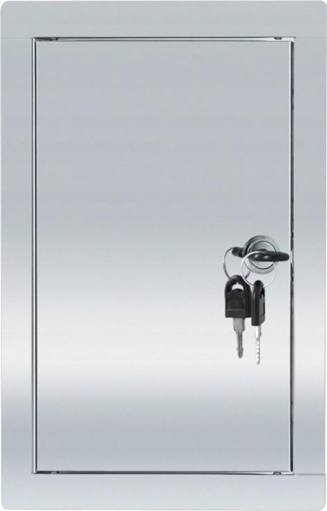 Revisionsklappe 15X20 Cm FEINZ Metallene Mit Schloss Robust Und Langlebig Einfache Montage