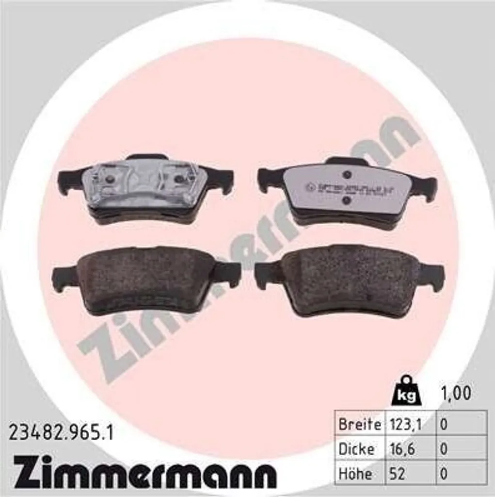 Plaquettes de frein pour Renault Megane II et Laguna II : kit complet