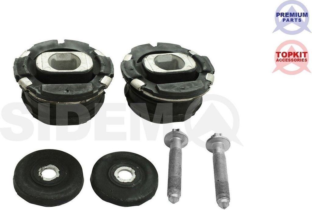 SIDEM 849314 KIT Achslager passend für MERCEDES-BENZ E-Klasse Limousine (W211) Hinten Mitte