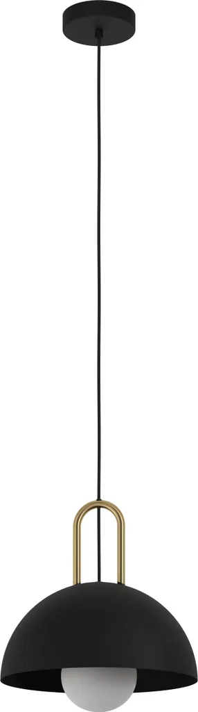 Lampada a Sospensione Calmanera Industrial Steel Black Brass E27