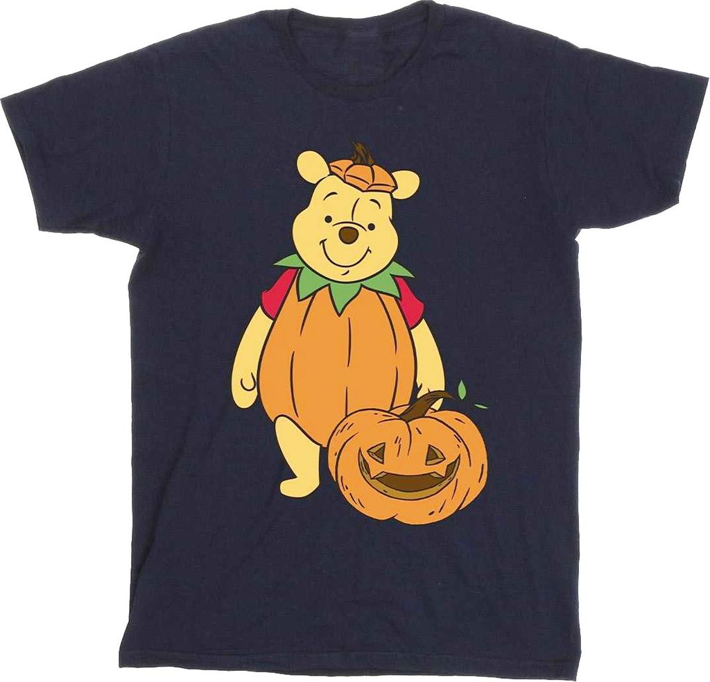 Winnie the Pooh - T-Shirt für Herren - Halloween BI52776 (5XL) (Marineblau)