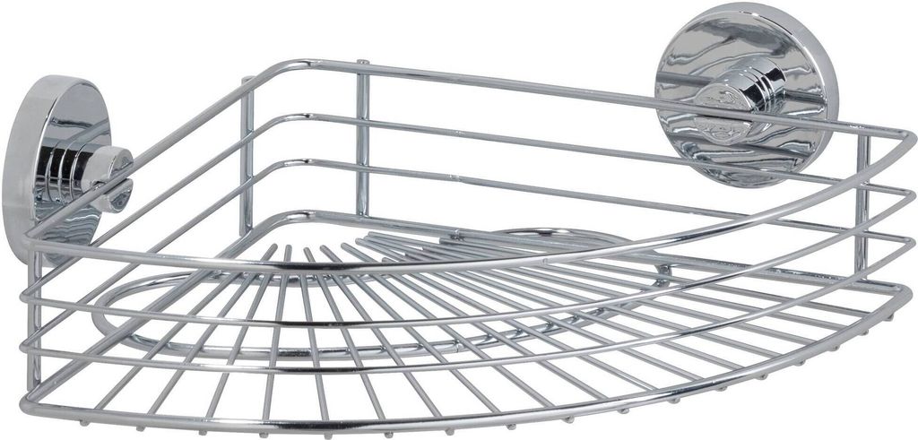 WENKO Vacuum-Loc Eckablage Bari, Befestigen ohne bohren; Produktbild