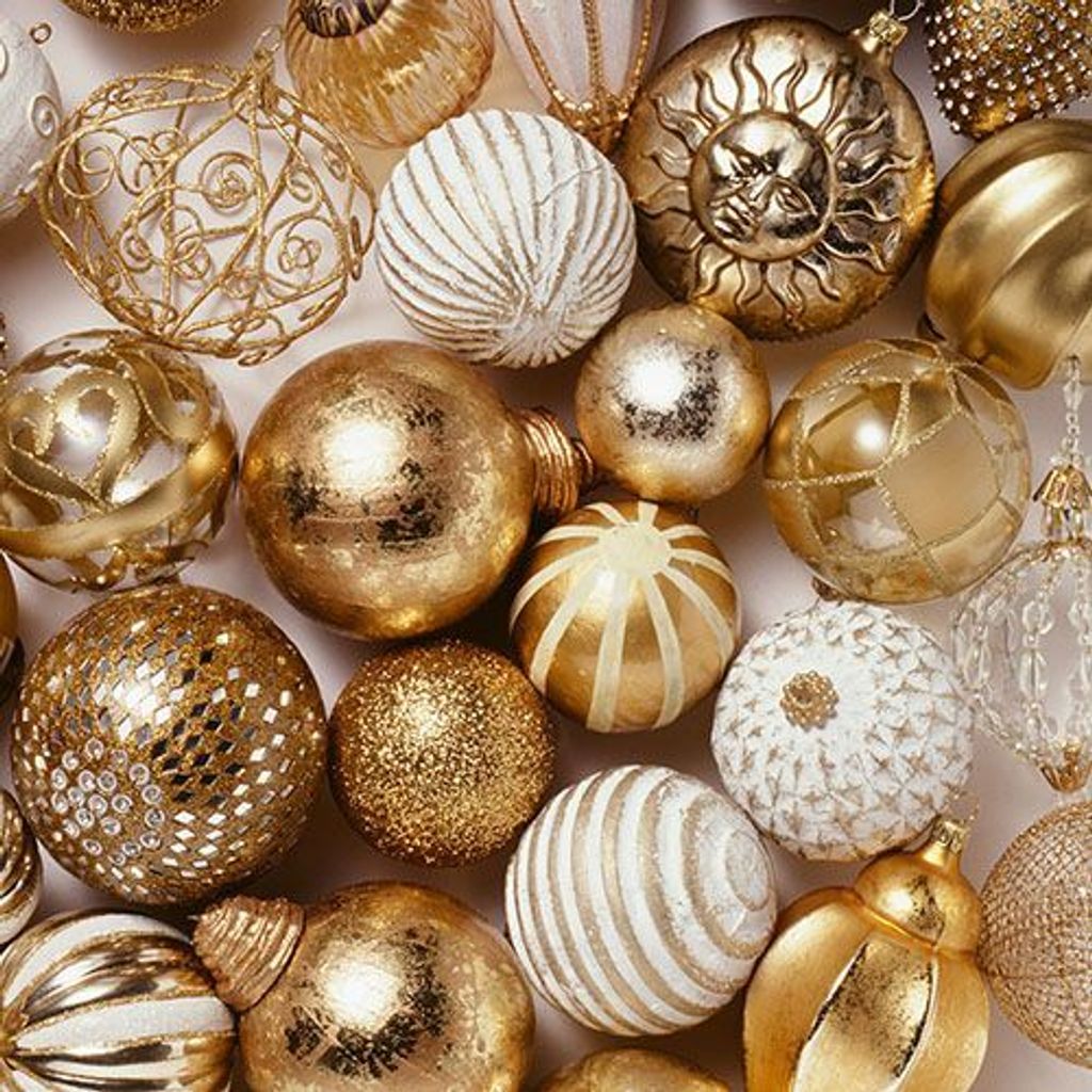 Papstar Servietten, 3-lagig 1/4-Falz 33 x 33 cm "Golden X-Mas" 15 x 20 Stück