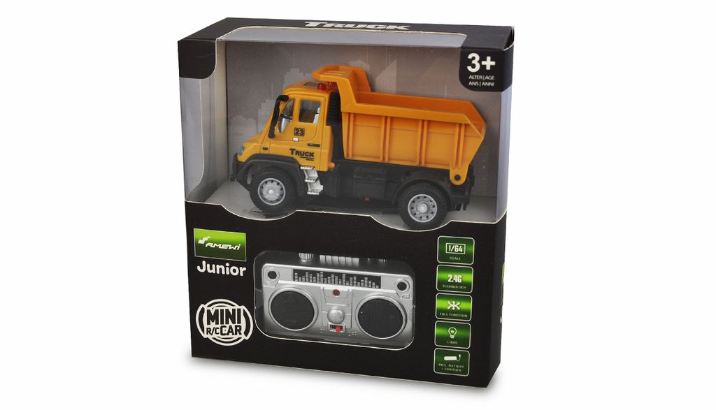 Amewi RC Auto Mini Truck Kipper gelb LiIon Akku 500mAh/3+ Immagine del prodotto 