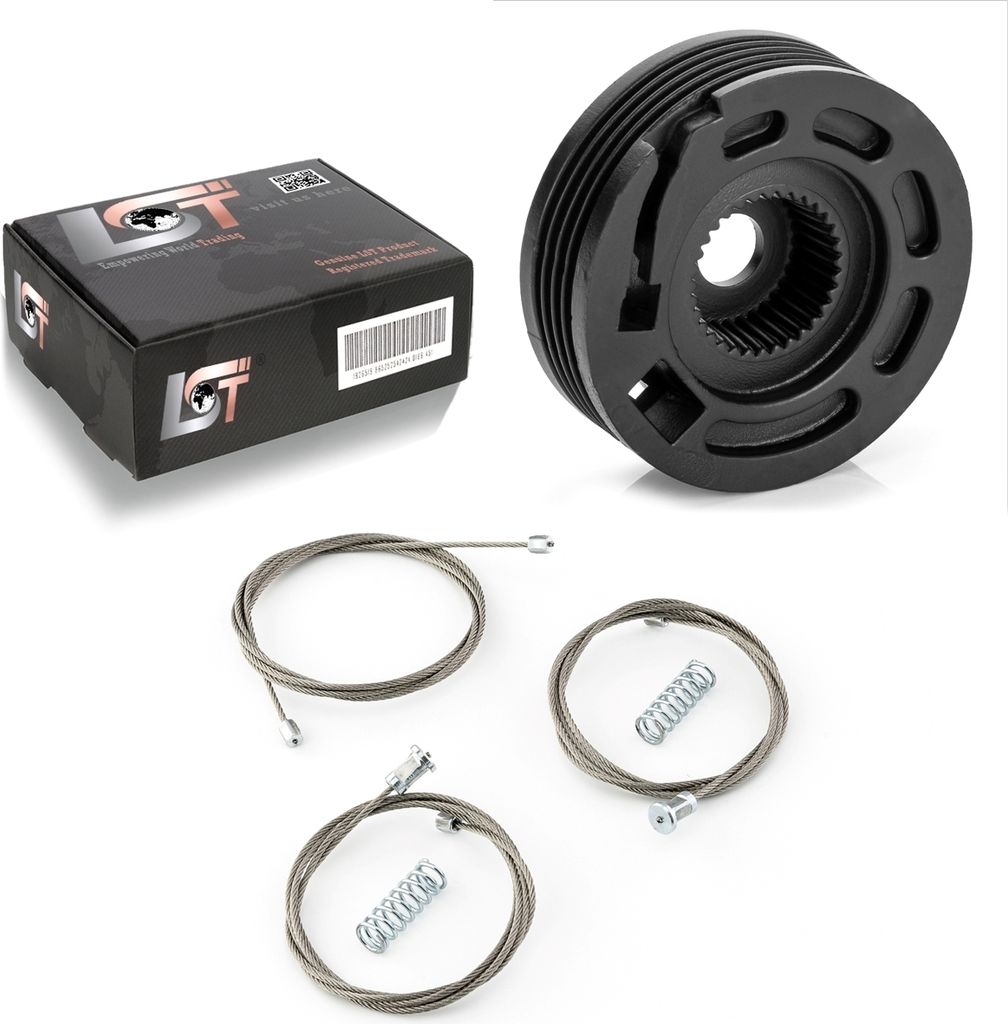 Fensterheber Reparatursatz Set Seilzug Rolle vorne links für HYUNDAI i30 FD CW