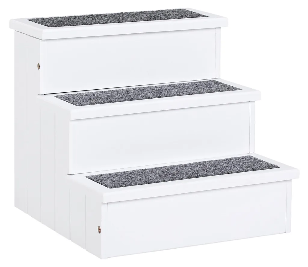 Escalier pour chien tapis antidérapant et coffre interne de stockage