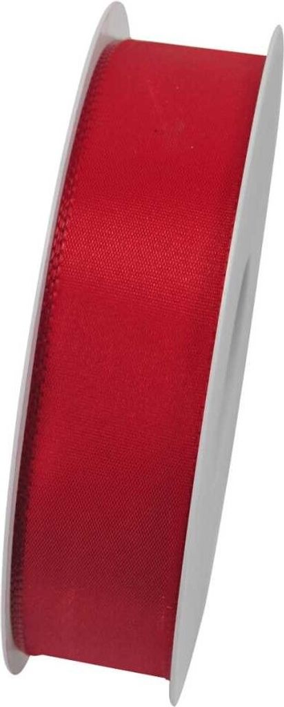 Goldina 8445025200050 Basic Taftband - 25 mm x 50 m, rot