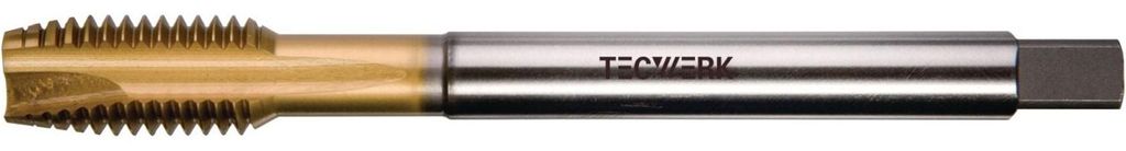 Tecwerk Maschinengewindebohrer HSS-Co TiN 6H - 1 Stk.