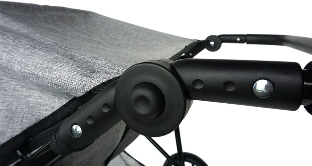 Zwillingspuppenwagen Duo jeans grey Produktbild 3