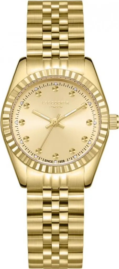 Montre Femme Lee Cooper LC08167.110 Or : Idéale pour Soirée et Travail