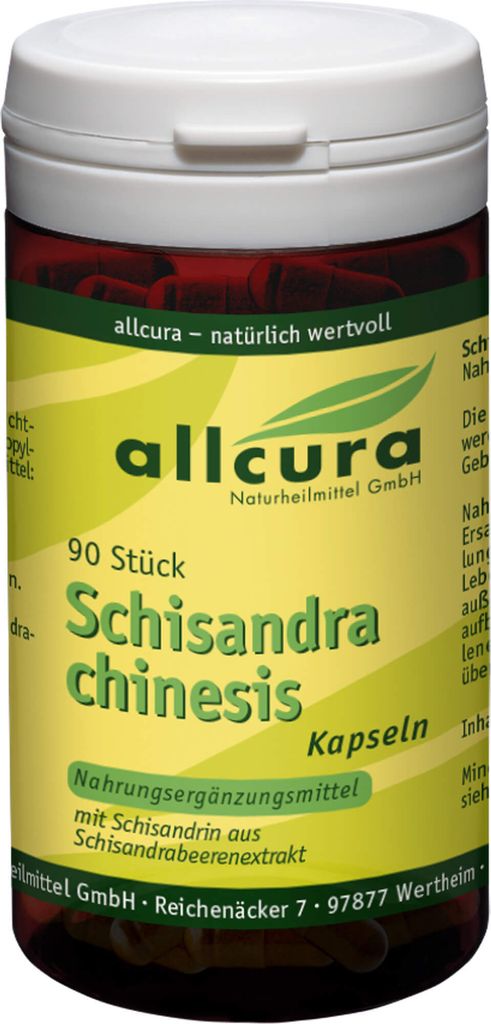 Schisandra capsules, 90 stuks Productafbeelding 