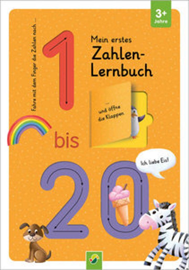 Mein erstes Zahlen Lernbuch mit Spurrillen und Klappen Produktbild 