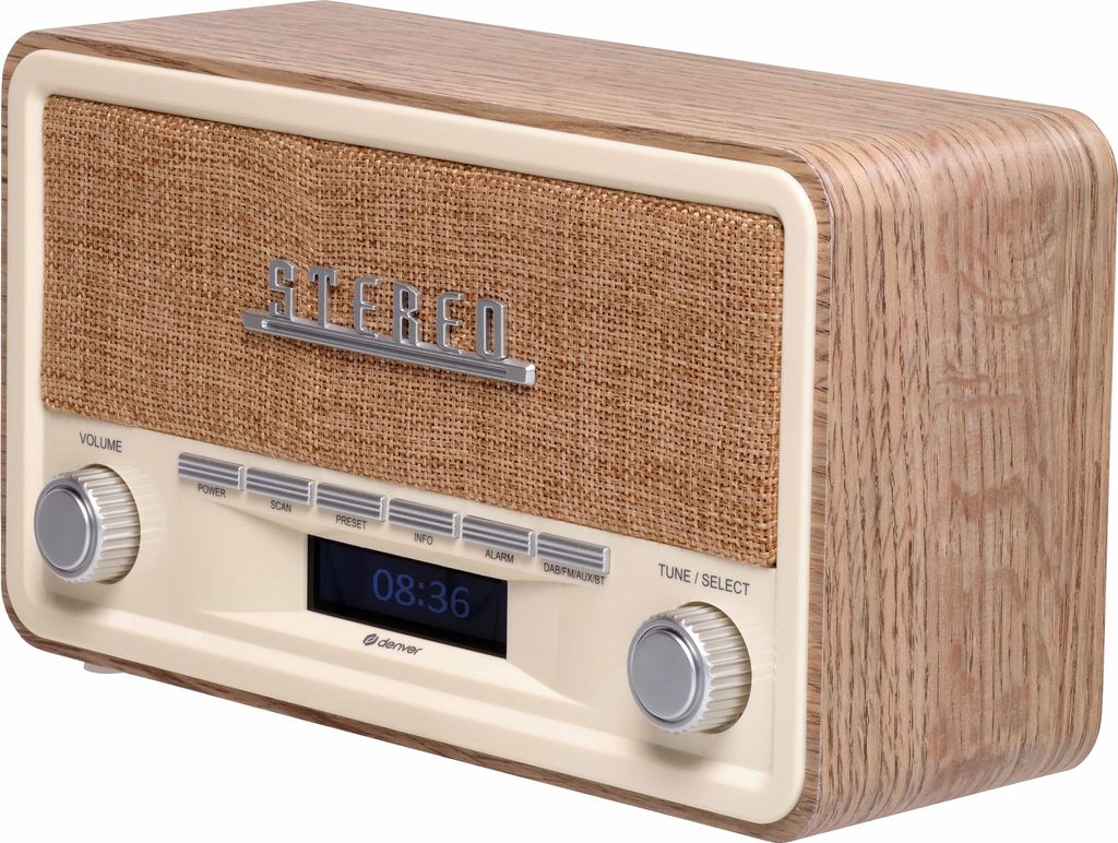Denver Denver DAB rádio - Retro rádio - Bluetooth - DAB+/ Obrázek produktu