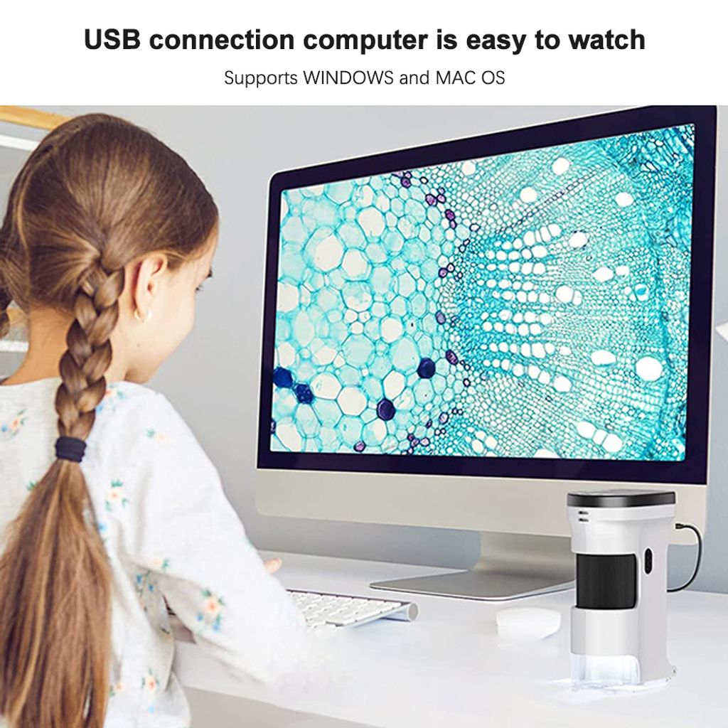 Digitální kapesní mikroskop, přenosný USB mikroskop, Obrázek produktu 12