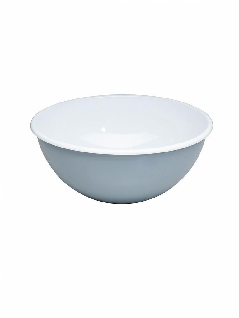 Riess Emaille Obst & Salatschüssel 4 l Ø 26 cm Pure Grey hellgrau