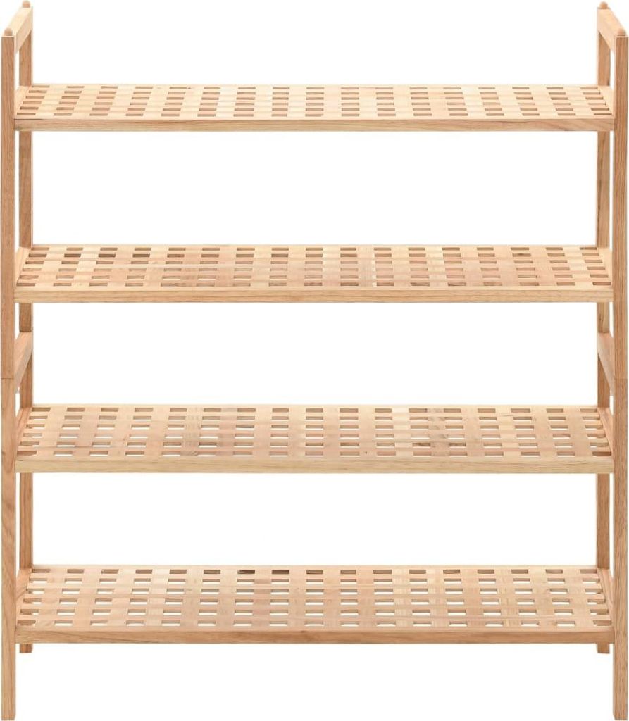 vidaXL Stojan na topánky orech masív 69x26x81 cm Obrázok produktu 