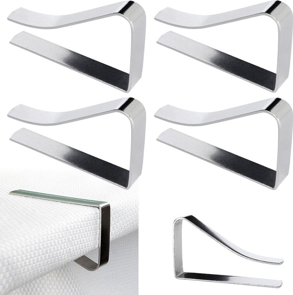 Orion Pinces à nappes Porte-nappes en métal 4 pcs. Image du produit 
