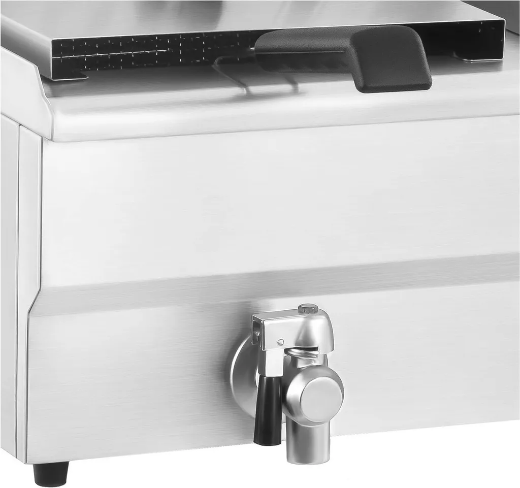 Friteuse de comptoir double bac 16L pour frites et snacks gourmands - 9