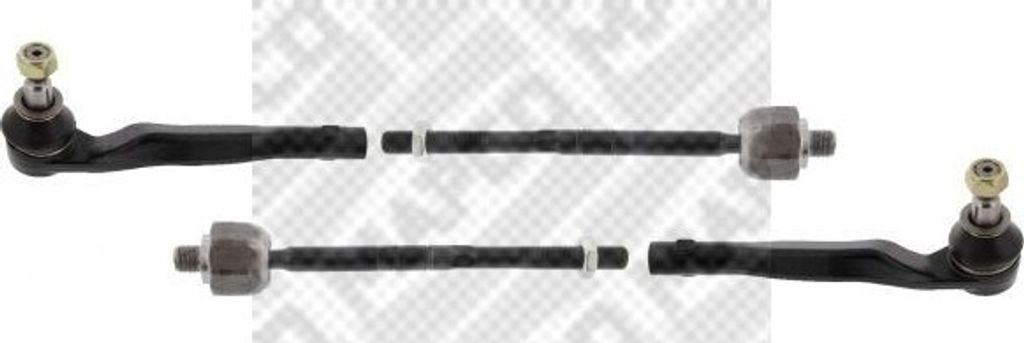 MAPCO Reparatursatz Spurstange 57823 Vorne Links Vorne Rechts passend für MERCEDES-BENZ GLK (X204) 210mm M14x1,5mm