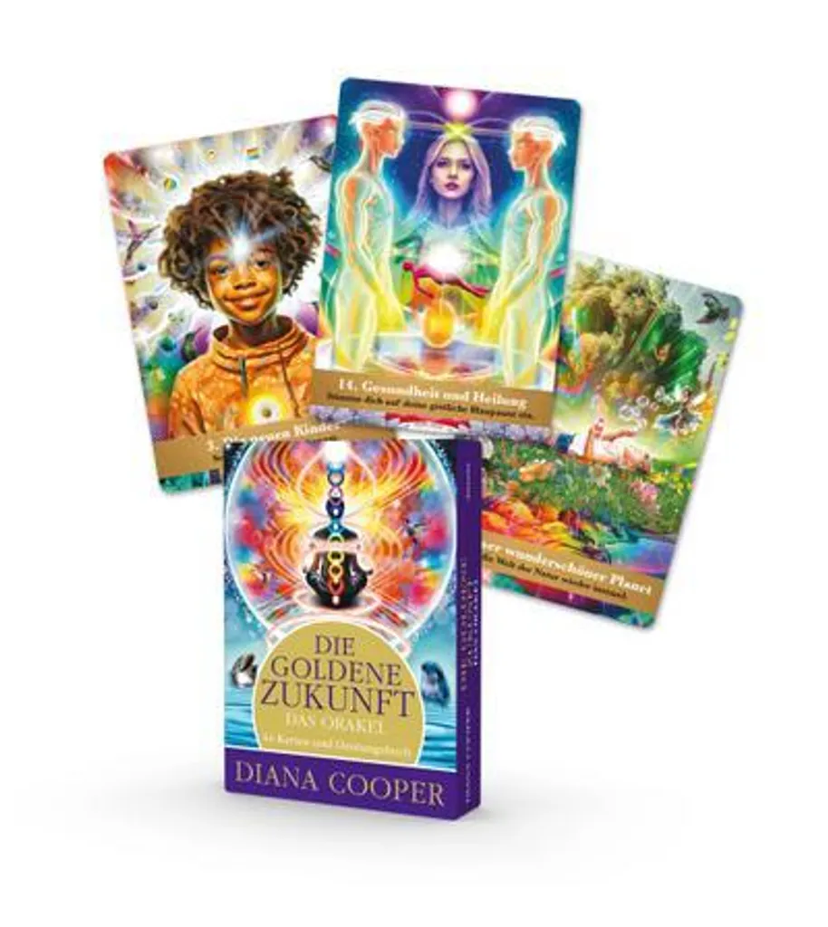 Die Goldene Zukunft Das Orakel Jeu de Cartes Divinatoires par Diana Cooper