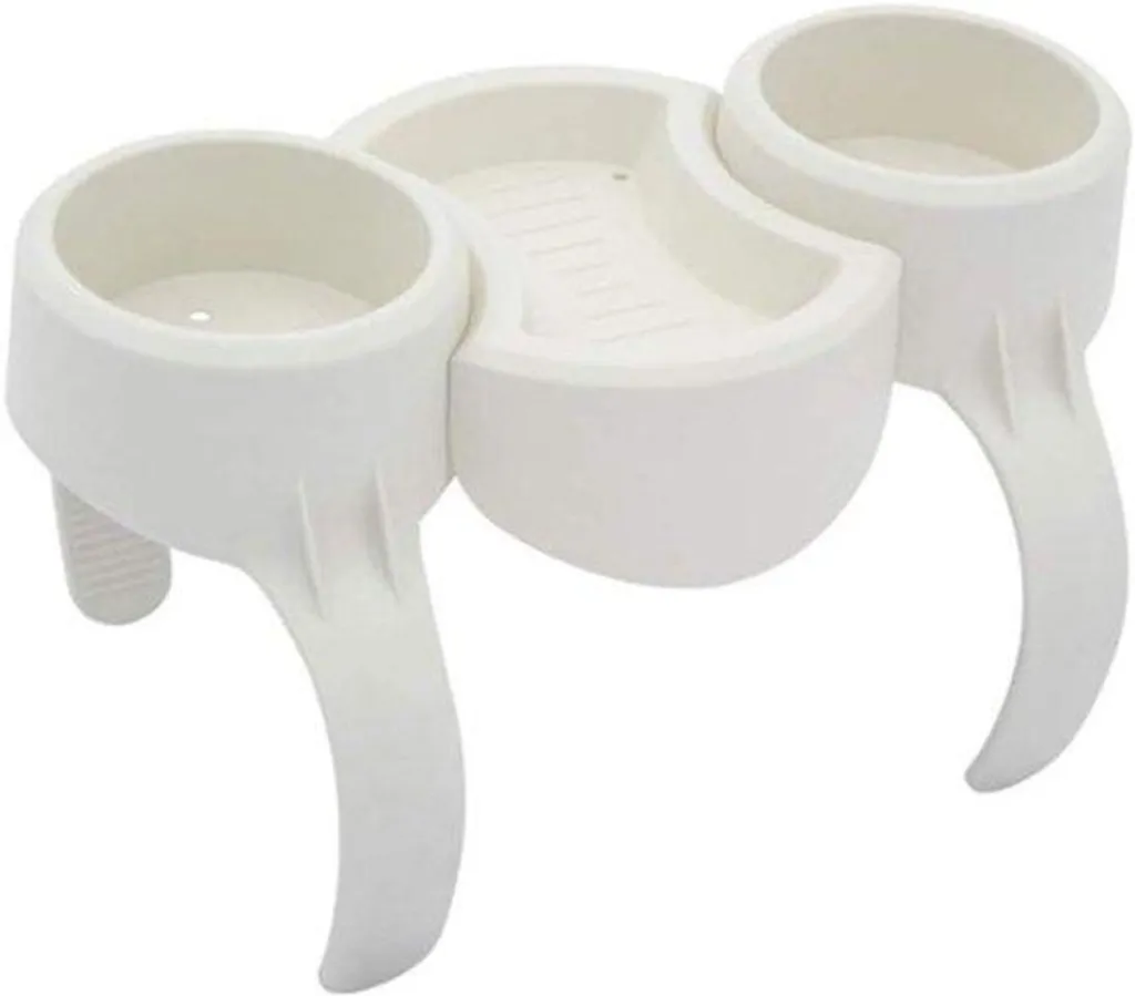 Réservoir d'eau Spa Lay-Z 2 places avec plateau en bois blanc élégant