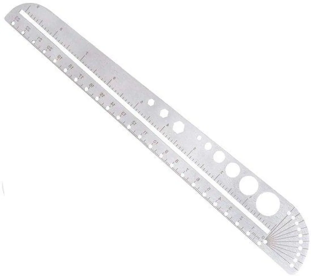 Règle de traçage pour architecte et designer en inox vert durable